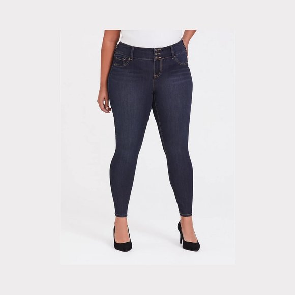 Torrid Jeans - Jeggings - Dark Denim - 16R - Picture 1 of 2